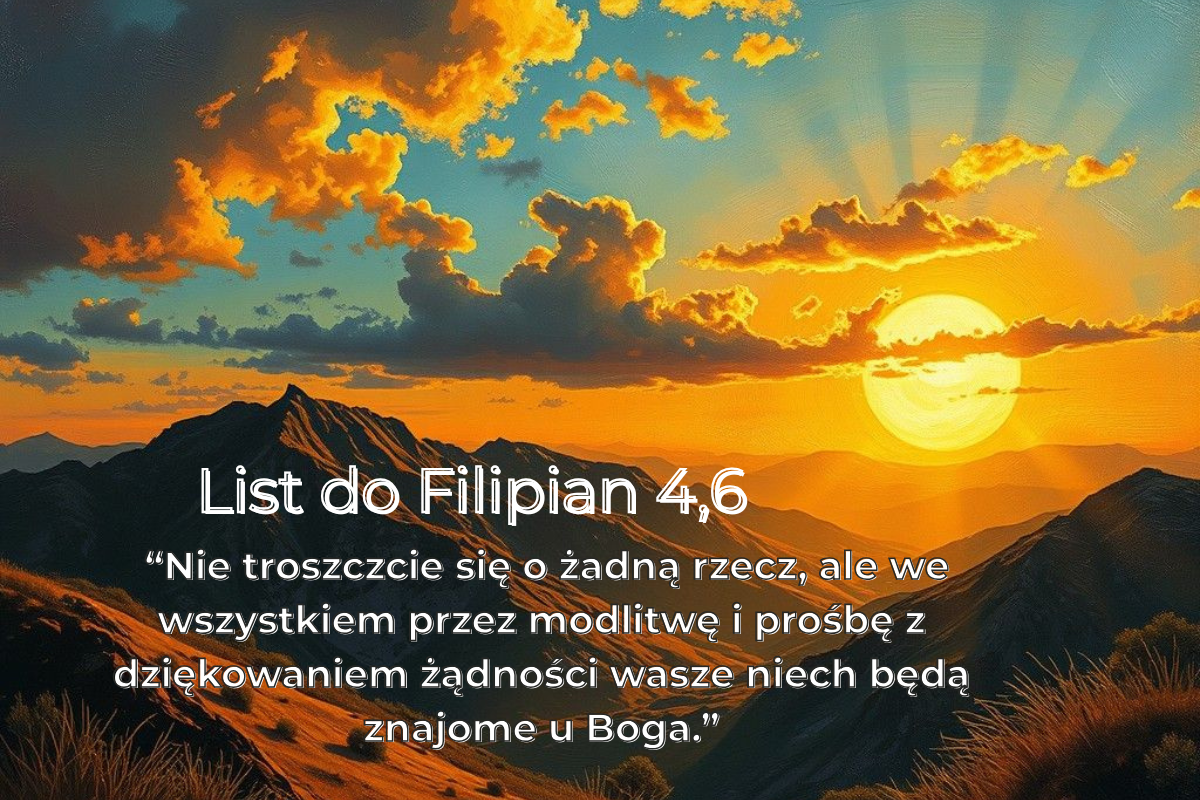 List do Filipian 4,6 – Słowo Boże o pokonaniu lęku